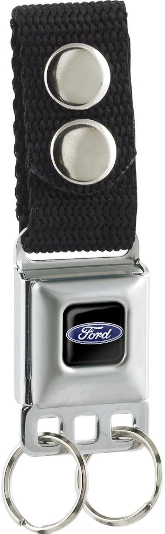 ford keychain amazon on Keychain Seatbelt Buckle Ford Oval Logo Full Color Black Blue Office Products Amazon Com