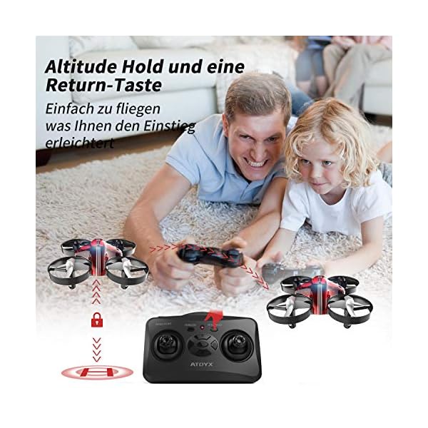 ATOYX Mini Drohne für Kinder und Anfänger, RC Drone, Geschenke zum kindertag,Quadrocopter Mini Helikopter mit Höhehalten… – Bild 7
