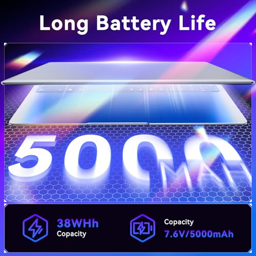 XWU 15.6 Inch Laptop, 4425Y Processor, 4GB RAM, 128GB SSD, 1920x1080 Full HD 100% sRGB, Wi-Fi 5 Dual Band, Bluetooth 5.0