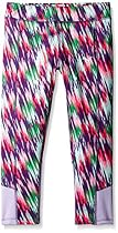 PUMA Big Girls' Active Legging Capri, Techno Dash, 7 (Small)