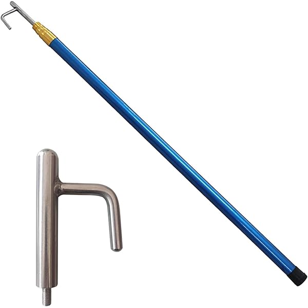 Boat Push Pole MLYAYE 13' 16 Ft 20 Feet Long Telescoping Retrieval Hook ...