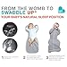 Love to Dream Swaddle UP, Blue, Newborn, 5-8.5 lbs., Dramatically Better & Allow Baby to Sleep in Their Preferred arms up Position for self-Soothing, snug fit Calms Startle Reflex