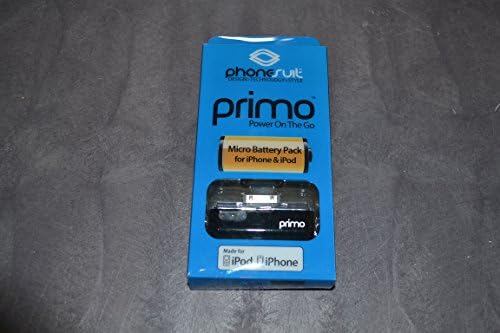 PhoneSuite Primo Micro iPhone &amp; iPod Battery Pack, Black