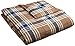 Amazon Brand – Pinzon Plaid Flannel Duvet Cover - King, Brown Plaid