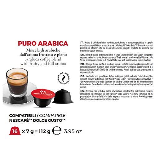 MUST 50 Kaffeekapseln Selbstgeschützter Kunststoff 100% Recycelbar ARABIC Mischung INTENSITY 6/8 Packungen mit 16… – Bild 7