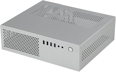 Lodokdre SKTC A10 7.3L Mini MATX HTPC Computer Case Small 1U PSU