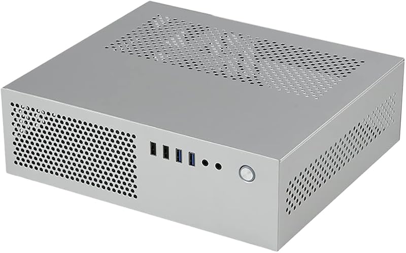 Lodokdre SKTC A10 7.3L Mini MATX HTPC Computer Case Small 1U PSU