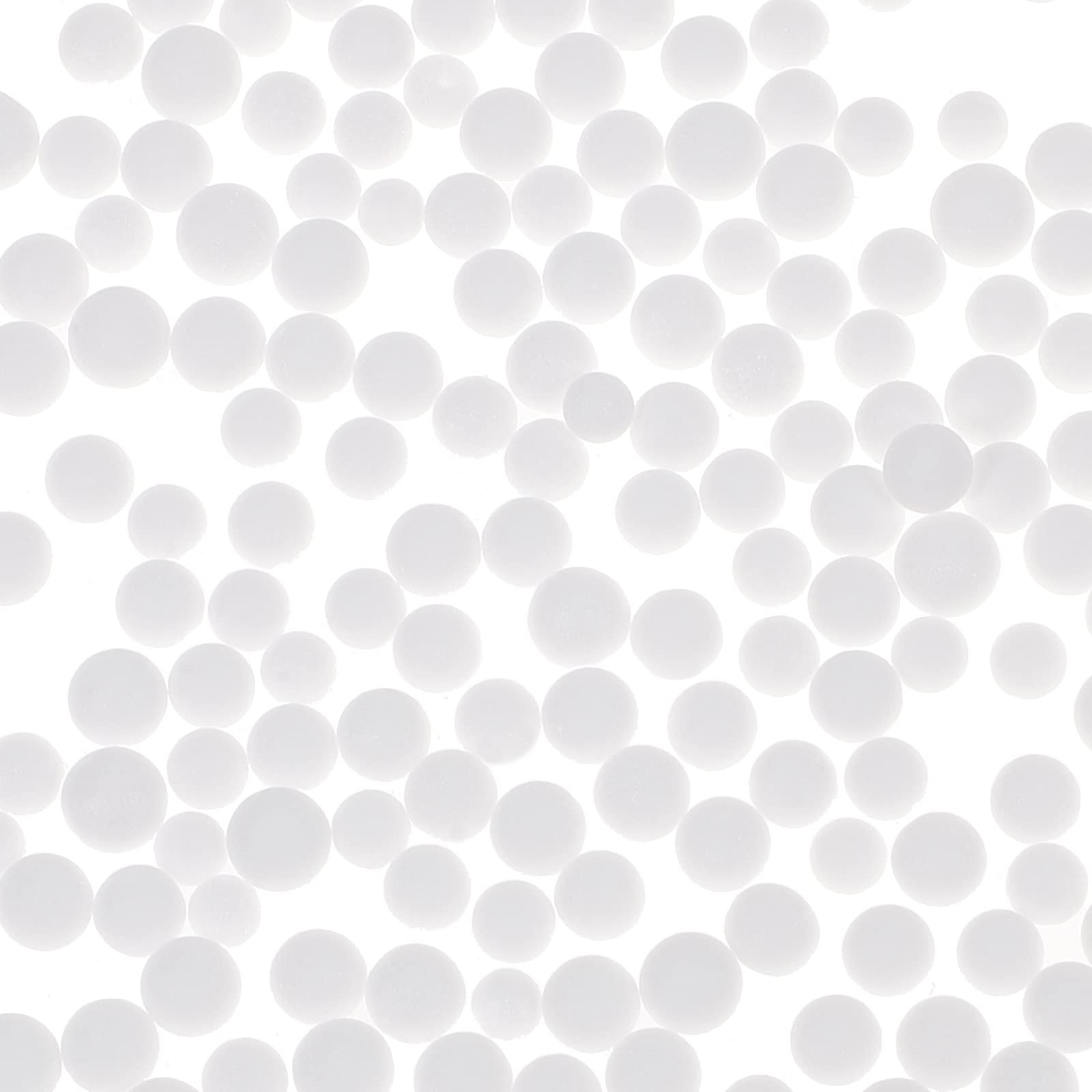 HEALLILY 6 Packs/60000pcs Mini Styrofoam Balls Craft White Polystyrene Foam Beads Small Smooth Foam Balls for Kids DIY Craft Clay Art Christmas Toys (2.5-3.5mm)