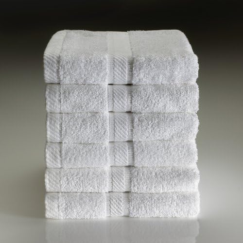 Royal Ocean Terry Hand Towel Set of 6 Pieces, 100 % Cotton