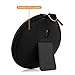 UE ROLL 2 / UE ROLL Case - Fintie PU Leather Carry Sleeve Pouch Bag Cover with Kickstand + Removable Holding Strap for Logitech Ultimate Ears UE ROLL 1/2 Wireless Mobile Bluetooth Speaker, Black