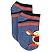 Winnie the Pooh Girls Toddler 6 pack Socks (Shoe: 10-4 (Sock: 6-8), Winnie Blue/Grey)