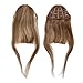 Clip on Bangs Real Human Hairpieces for Beauty Girls