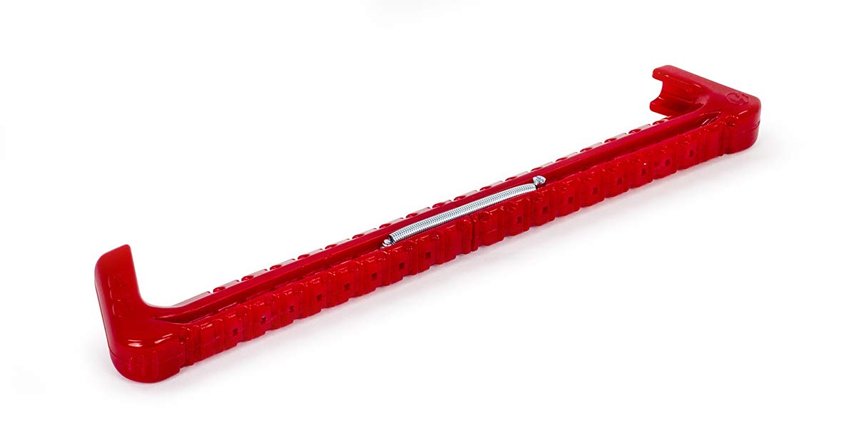 Sfr Skates Two-Piece Blade Guards Accessories Kids Skating, Youth Unisex, Red, One Size