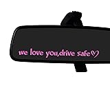 Set of 2 We Love You, Drive Safe Multi-Surface