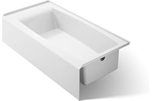 Kohler K-26109-RA-0 Entity Bathtub, White