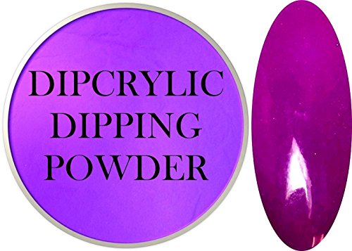 SHEBA NAILS Dipcrylic Dip Dipping Powder NEON PURPLE - 1oz Jar
