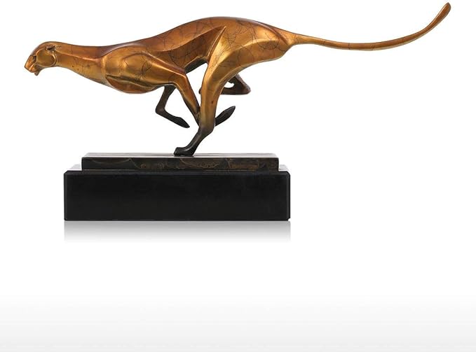 Leopardo Estatuas de Bronce Estatua Artística Artística Animal Moderno