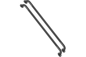 2 Pack 36 Inch Anti Slip Shower Grab Bar Oil Rubbed Black 1.25" Diameter,Munzong Bathroom Grab Bar, Knurled Bathroom Balance Bar,Safety Hand Rail Support Handicap Elderly Senior Assist Bath Handle