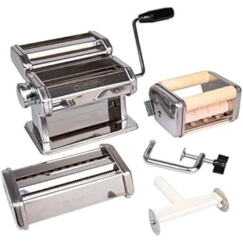 Amazon.com: Imperia Pasta Maker Machine - Heavy Duty Steel Construction