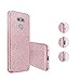 LG G6 Case, Monoy Sparkle Bling Glitter Protective Bumper 3-Layer Design Drop Protection Hybrid Clear PC TPU Case for LG G6 (Rose Gold)