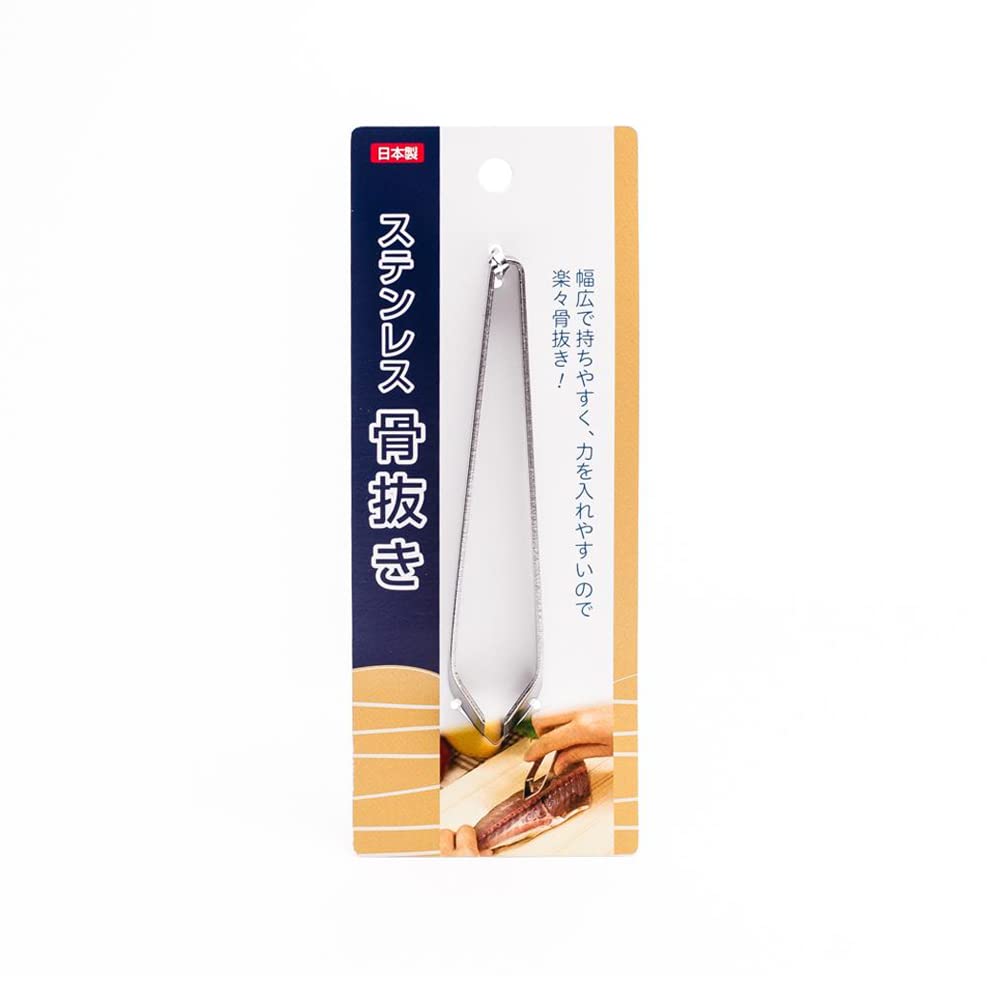 Photo 1 of Tokyo Design Studio Fish Bone Tweezer Flat Type 11.8 cm 0335-562, Silver