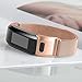 ANCOOL Compatible Garmin Vivosmart HR Band Magnetic Lock Milanese Loop Stainless Steel Metal Bracelet Replacement for Garmin Vivosmart HR Tracker (NOT Compatible Vivosmart HR+) - Small, Rosegold