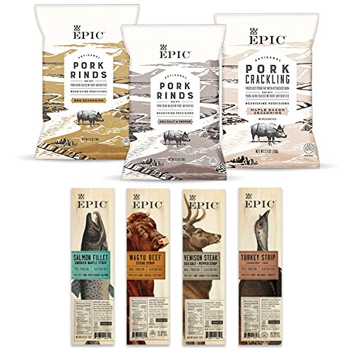 Epic Provisions Pork Rind and Meat Strip Bundle (Assortment)