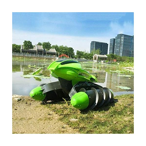 Zhangl Super großen amphibischen Fernbedienung Schiff Creative Kids Wasserspielzeug Wasserdicht Behälter Off-Road RC Car… – Bild 5