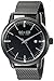 SO&CO New York Men's 5207.4 Madison Quartz Date Black Stainless Steel Mesh Bracelet Watch