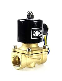 BACOENG 24 V 1/4"-1" NPT válvula de solenoide eléctrico Normalmente cerrado