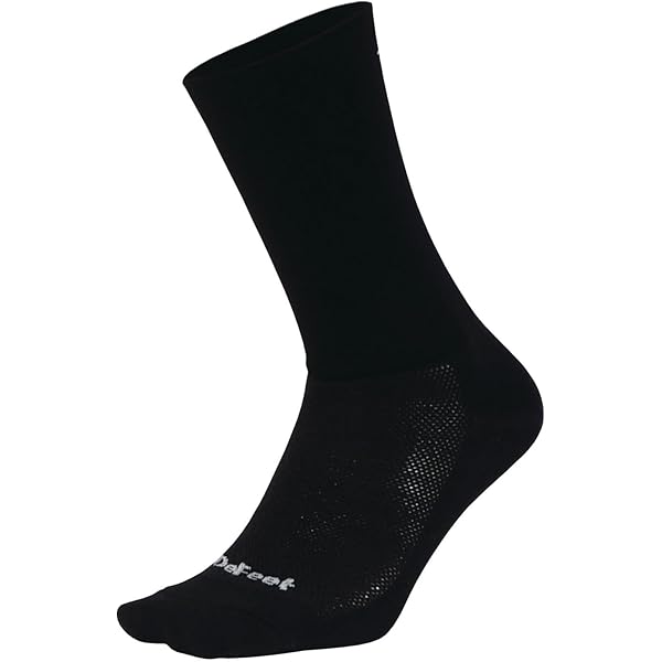 ウェア Defeet evojet Tall Solid White Aero Cycling Socks | Lightweight | EVO Jet