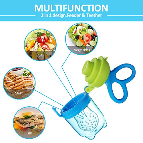 image for Accmor Baby Fresh Food Feeder | Silicone Fresh food nibbler Pacifier |