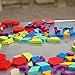 Fat Brain Toys GeoMagic Mosaics - Wooden Geometry Blocks for Kids Ages 3 to 8