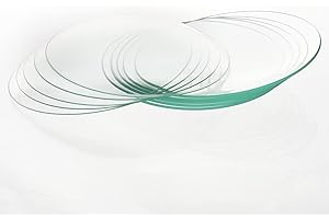 stonylab Watch Glasses, 10pk 150 mm Oblate Watch Glass Beaker Cover Set Ground Edge Borosilicate Glass Beaker Lid Evaporating Dish Cover for Laboratory School Science