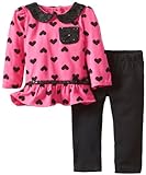 Young Hearts Baby Girls' 2 Piece Pocket Shirt And Pant