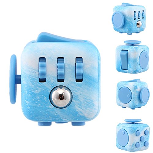 Fidget Dice Anti Anxiety And Depression Cube For Children And Adults Ocean Blue Dice Buy Online