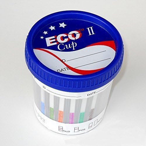 ECO Cup II 10 Panel Urine Multi Drug Test Kit (25)(AMP/K2 Spice/BUP/BZO/COC/mAMP/MDMA/OPI/OXY/THC)(Multiple Quantities) by WHPM