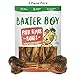 Baxter Boy Premium Roasted Pig Femur Bone Meaty Dog Treat Chew (Pack of 3) - 8” Dog Bone - Fresh Natural Gourmet Marrow Dog Treat Chew – Delicious and Tasty Smoked Flavor (3 Bones)