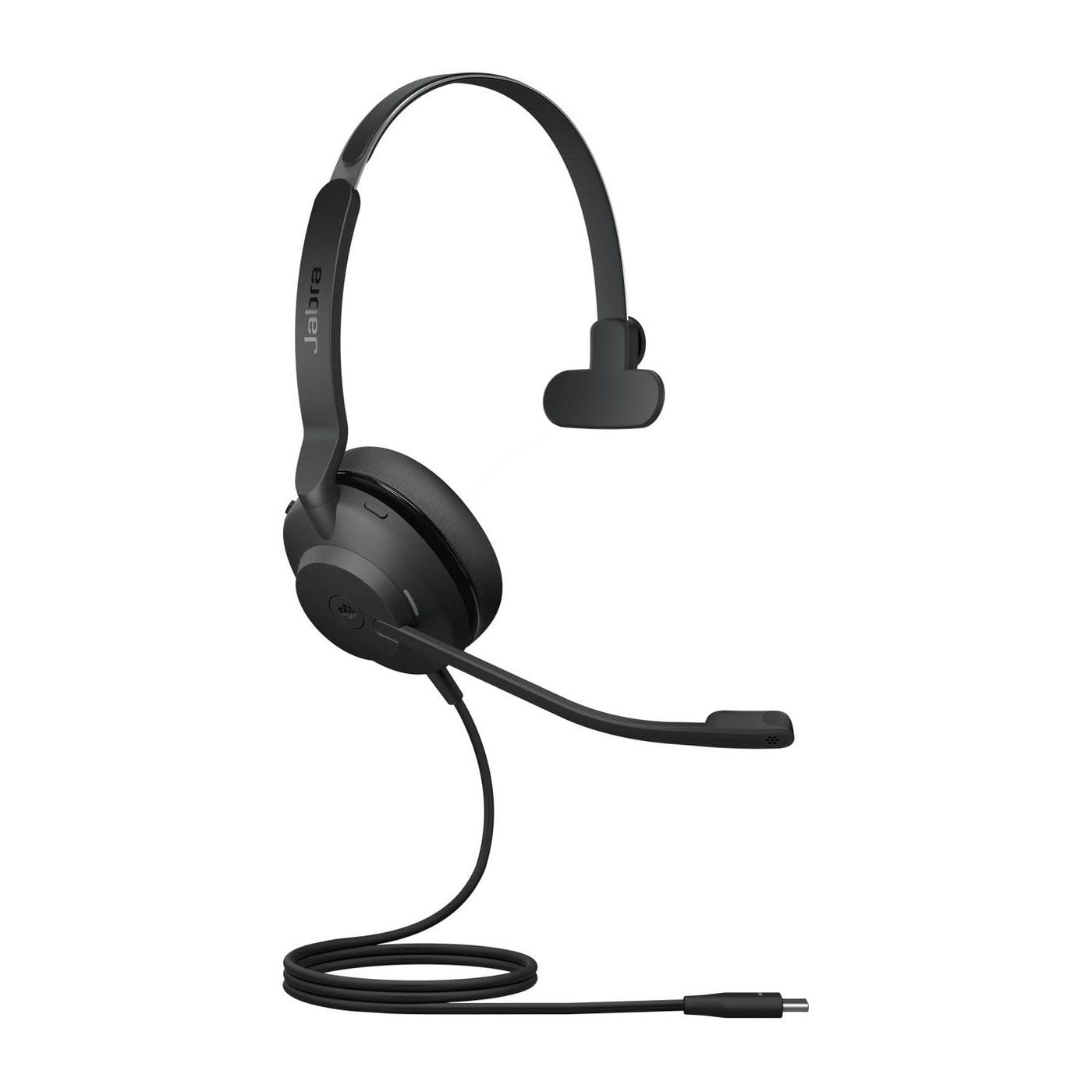 Jabra Evolve2 30 Headset – Mono Kopfhörer mit Noise Cancelling – Zertifiziert für Microsoft Teams – mit 2-Mikrofon Anruf-Technologie – USB-C Kabel – Schwarz — image 1