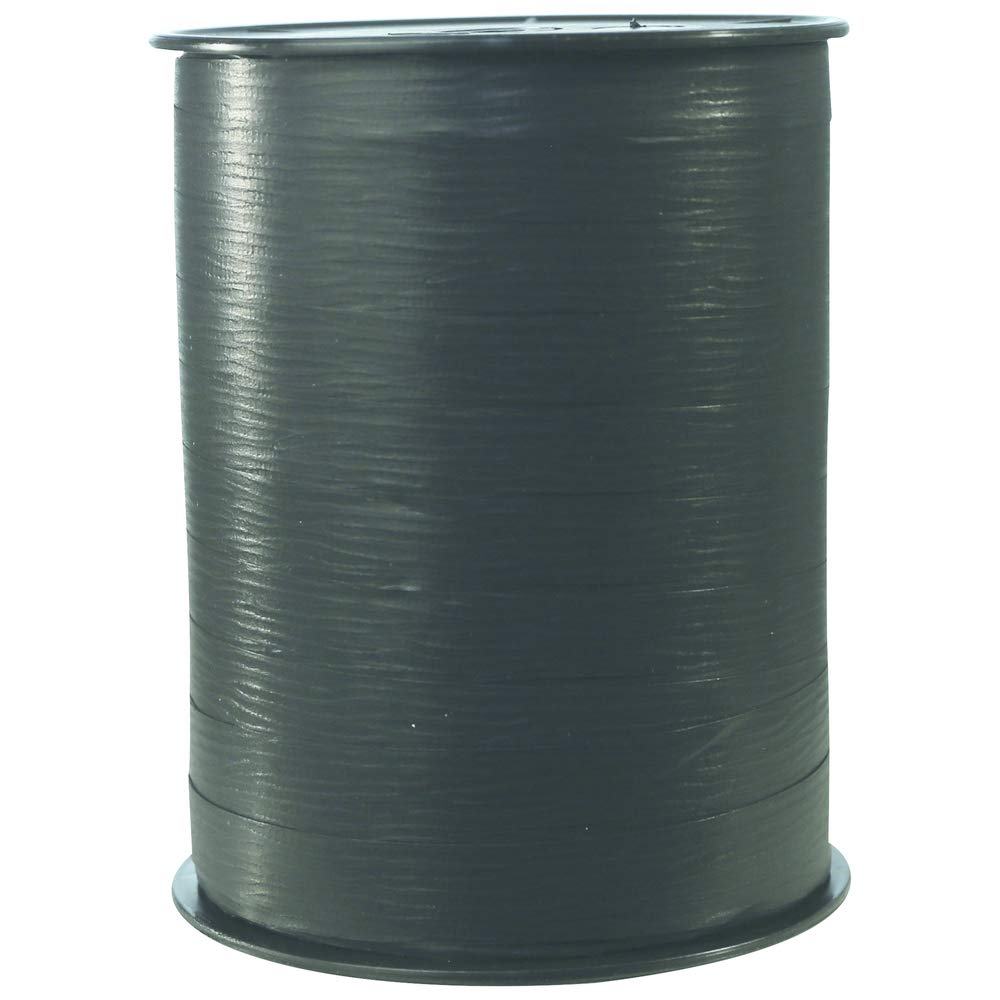 Clairefontaine 601529C - One Roll of Matte Ribbon - Dimensions: 250m x 10mm - Colour: Black - Decorative gift ribbon - DIY - Gift Wrapping Accessories