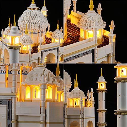 ZHLY LED Licht-Set für Lego Creator Taj Mahal Beleuchtung Lichtset Kompatibel Mit Lego 10256 USB und Batterie Betrieben… – Bild 3