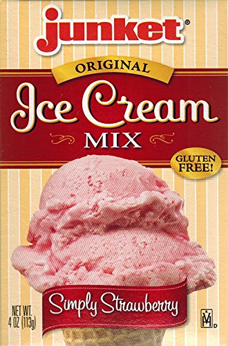 Junket Ice Cream Mix Bundle 2 Vanilla, 2 Chocolate, 2 Strawberry (6 Total) with Cheerful Bites Ice Cream Sticks (24 Sticks) - Thumbnail 4