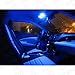 uxcell 4 Pcs 41mm 8-SMD 1210 Blue Festoon Dome Light LED Bulbs 211-2 212-2