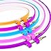 5 Pack Plastic Embroidery Hoop Ring Cross Stich Hoop Embroidery Circle Set, 5 inch to 11 inch (Multicolor)
