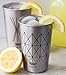 Healthy Human Stainless Steel Cups - 16oz (4 Pack) Ideal Beer Pints, Iced Tea Tumblers, Wine & Water Mugs, Camping Cup - Bar Set. - Line Style
