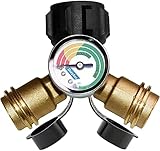 DOZYANT Propane Tank Y Splitter Adapter with