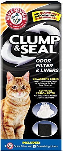 Arm & Hammer Clump & Seal 15 Odor Filter & Liners