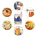 Mini Wooden Honey Dipper Sticks 3 Inch Rormket, Individually Wrapped, Honey Jar Dispense Drizzle Honey Wedding Party (25)