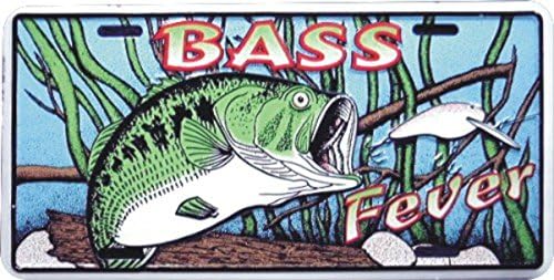 Bass Fever License Plate