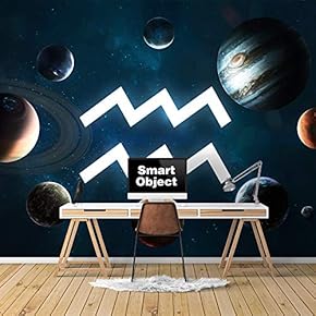 Wall Murals for Bedroom Great Universe Giant Planets Removable Wallpaper Peel and Stick Wall Stickers - 66x96 inches